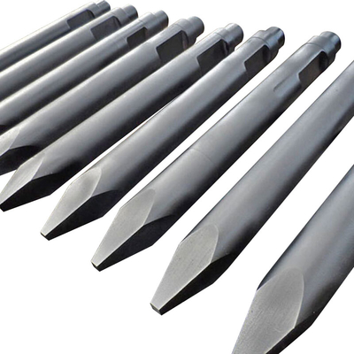 HP-CHI-40 Aksesoris pemutus hidrolik 40mm Hammer Chisel Hitam gelap