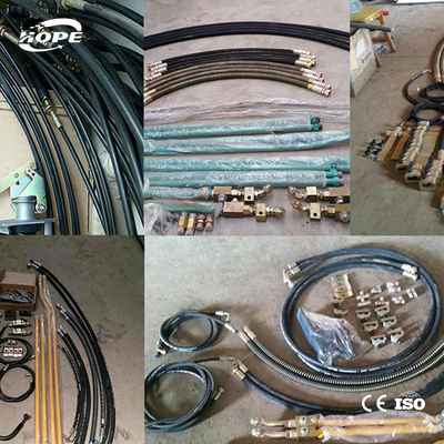 Excavator Breaker Piping Hose Fleksibel Rigid Steel Pipe Assembly Head Parts Welding Pipeline